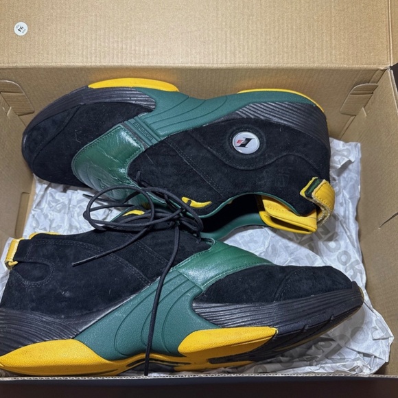 Men’s Reebok Answer 5 V Bethel High School Iverson Green Sz 11.5 Sneakers FX7199 - Picture 10 of 12